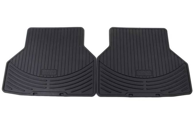 BMW Floor Mat Set - Rear (All-Weather) (Black) 82550305179